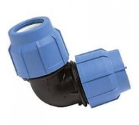 Plastica Alfa 16850-10 - отвод 90х90 (уп. 8 шт)